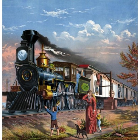 Happiness Train Diamond Painting Kit