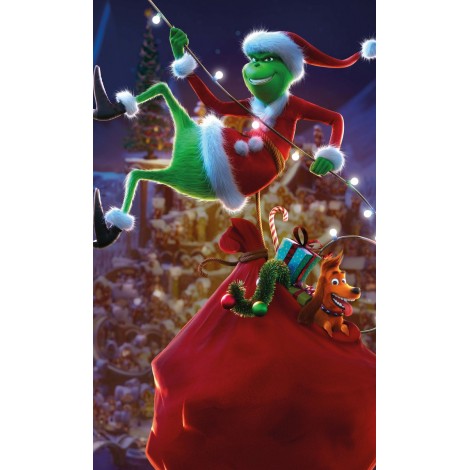 Grinch Christmas Coat Diamond Painting Kit