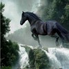 Horse Waterfall Diamond Painting Kit