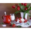 Flowers and Breakfast Diamond Painting Kit