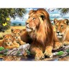 Lion Family Diamond Painting Kit