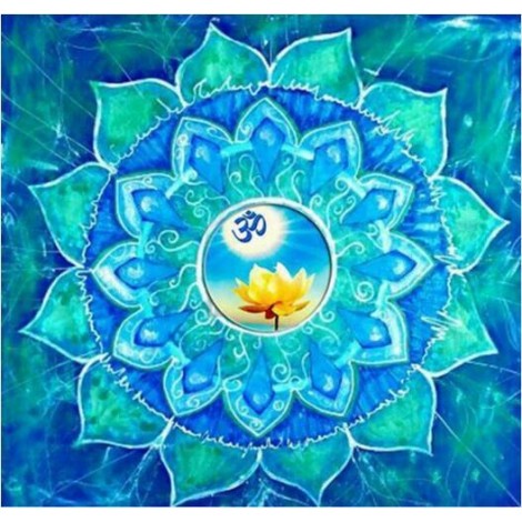 Mandala Blue Diamond Painting Kit