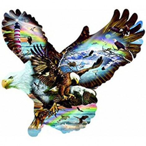 Eagle In Eagle Diamond Painting Kit