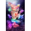 Mermaid Black Colors Diamond Painting Kit