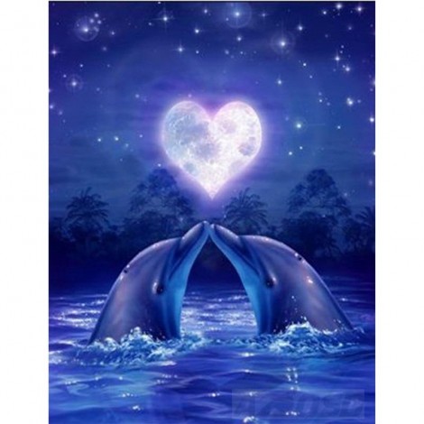 Dolphins Diamond Painting Kit