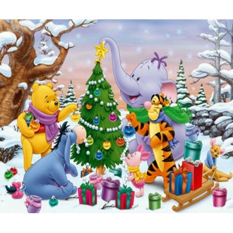 Disney Christmas Diamond Painting Kit Disney Christmas-10