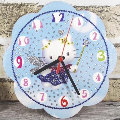 Clock HK Blue Diamond Painting Kit