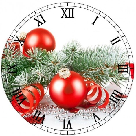 Clock Christmas Diamond Painting Kit