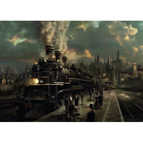 City Train Diamond Painting Kit