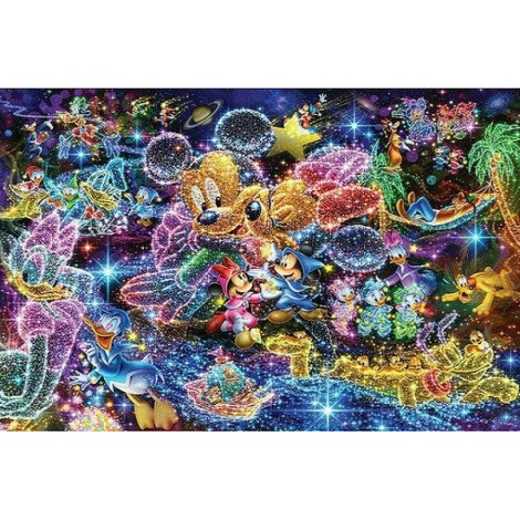 Mickey And Minnie Colors Diamond Painting Kit