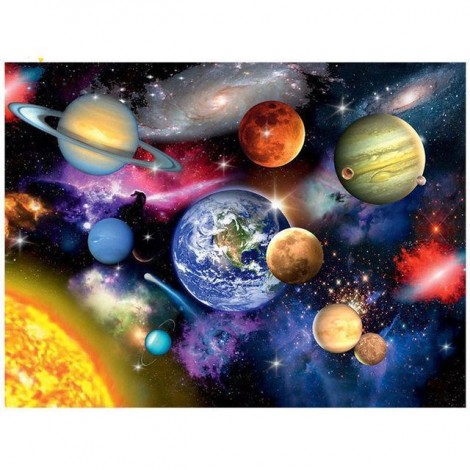 Space Planet Diamond Painting Kit