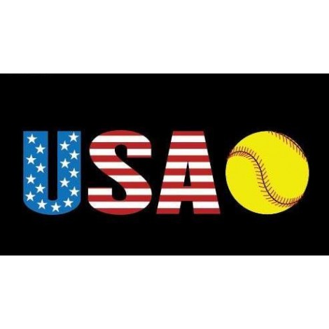 Softball USA Team Diamond Painting Kit