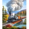 Train Landscape Pattern Diamond Painting Kit